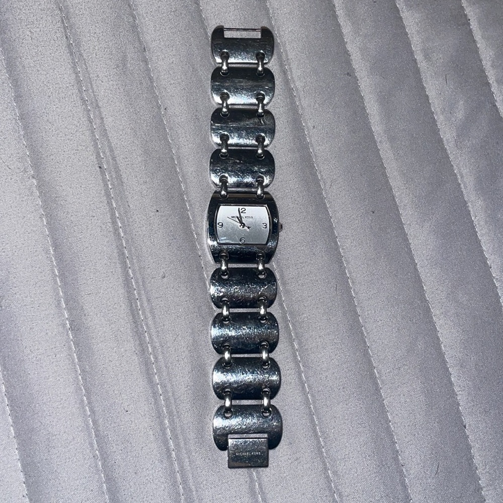 Michael Kors stainless steel silver watch